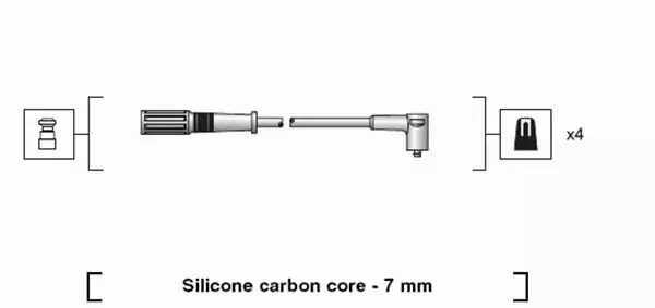 MAGNETI MARELLI PRZEWODY ZAPŁONOWE 941318111204 