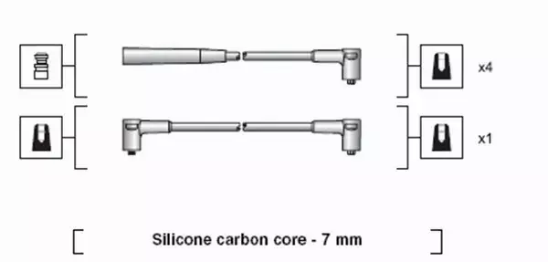 MAGNETI MARELLI PRZEWODY ZAPŁONOWE 941318111207 