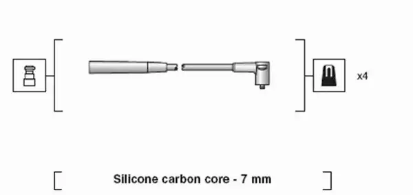 MAGNETI MARELLI PRZEWODY ZAPŁONOWE 941318111215 
