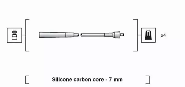 MAGNETI MARELLI PRZEWODY ZAPŁONOWE 941318111226 