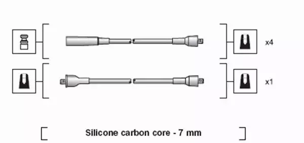 MAGNETI MARELLI PRZEWODY ZAPŁONOWE 941318111253 