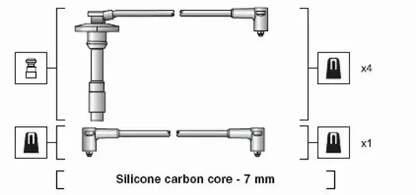 MAGNETI MARELLI PRZEWODY ZAPŁONOWE 941318111264 