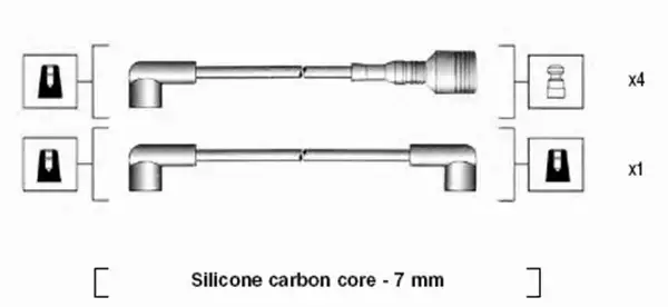 MAGNETI MARELLI PRZEWODY ZAPŁONOWE 941044060500 