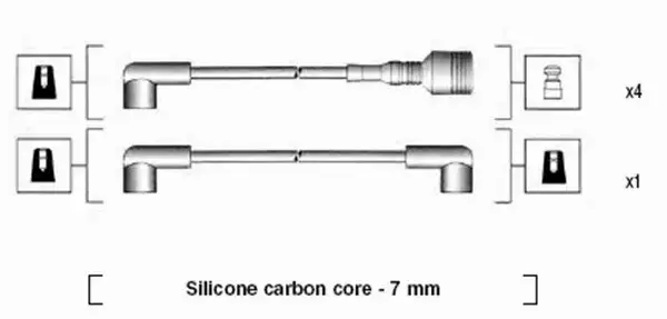 MAGNETI MARELLI PRZEWODY ZAPŁONOWE 941044140503 