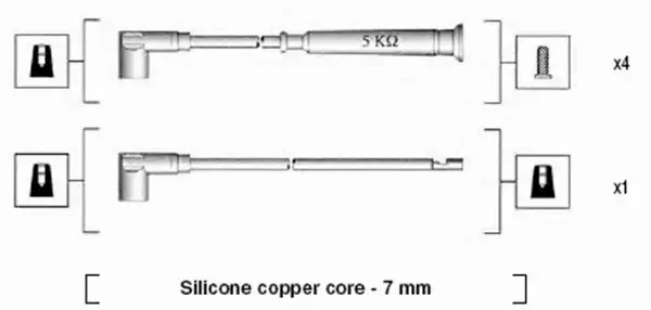 MAGNETI MARELLI PRZEWODY ZAPŁONOWE 941045230511 