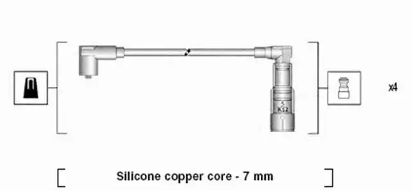 MAGNETI MARELLI PRZEWODY ZAPŁONOWE 941045320519 