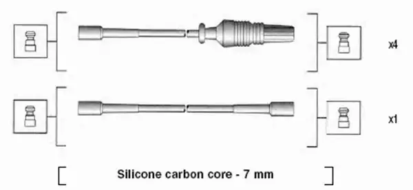 MAGNETI MARELLI PRZEWODY ZAPŁONOWE 941085140566 