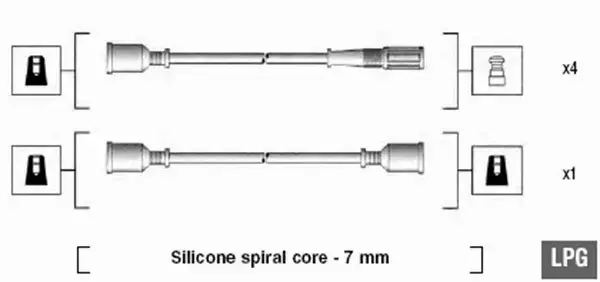 MAGNETI MARELLI PRZEWODY ZAPŁONOWE 941095340585 