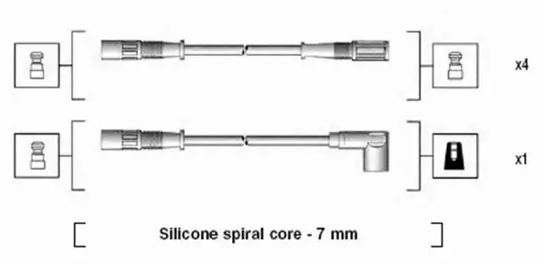 MAGNETI MARELLI PRZEWODY ZAPŁONOWE 941095470590 