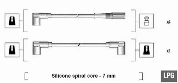 MAGNETI MARELLI PRZEWODY ZAPŁONOWE 941095510593 