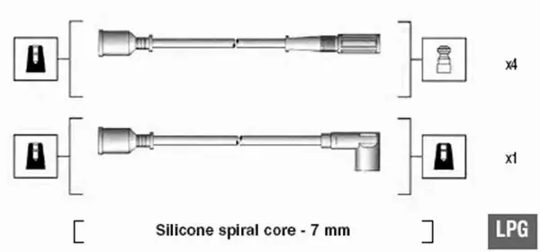 MAGNETI MARELLI PRZEWODY ZAPŁONOWE 941095520594 