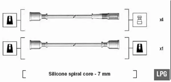 MAGNETI MARELLI PRZEWODY ZAPŁONOWE 941095560596 