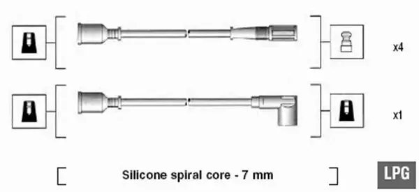 MAGNETI MARELLI PRZEWODY ZAPŁONOWE 941095570597 