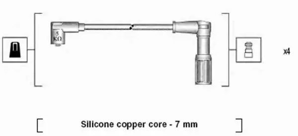 MAGNETI MARELLI PRZEWODY ZAPŁONOWE 941095760614 