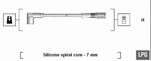 MAGNETI MARELLI PRZEWODY ZAPŁONOWE 941095780616 