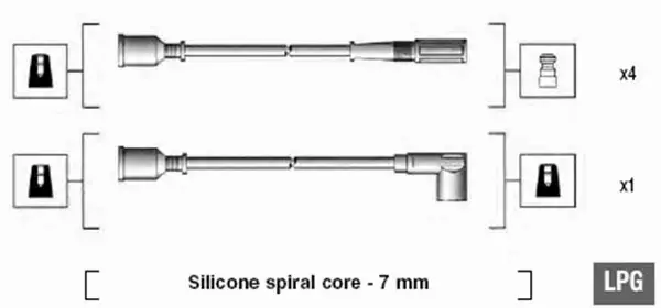 MAGNETI MARELLI PRZEWODY ZAPŁONOWE 941095920630 