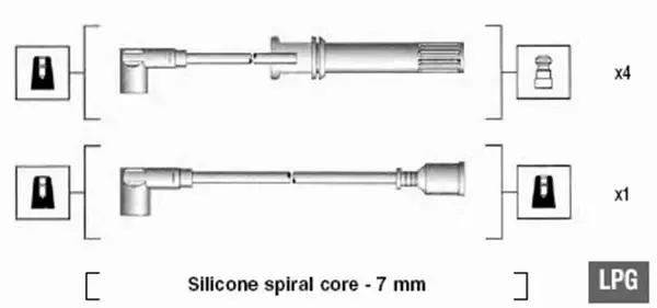 MAGNETI MARELLI PRZEWODY ZAPŁONOWE 941105200643 