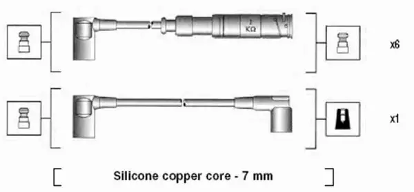 MAGNETI MARELLI PRZEWODY ZAPŁONOWE 941115200660 