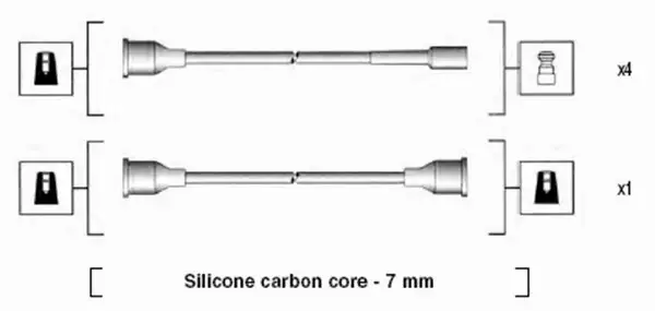 MAGNETI MARELLI PRZEWODY ZAPŁONOWE 941124090662 