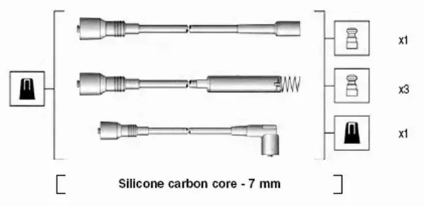 MAGNETI MARELLI PRZEWODY ZAPŁONOWE 941125130667 