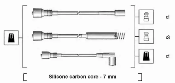 MAGNETI MARELLI PRZEWODY ZAPŁONOWE 941125160670 