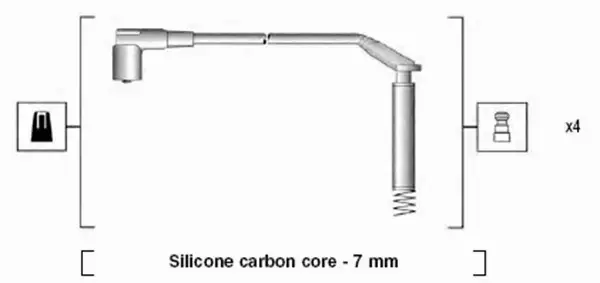 MAGNETI MARELLI PRZEWODY ZAPŁONOWE 941125190673 