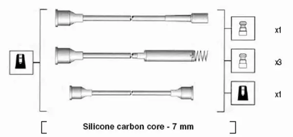 MAGNETI MARELLI PRZEWODY ZAPŁONOWE 941125350685 