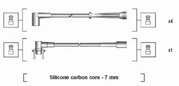 MAGNETI MARELLI PRZEWODY ZAPŁONOWE 941145140711 