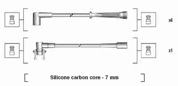 MAGNETI MARELLI PRZEWODY ZAPŁONOWE 941145180715 