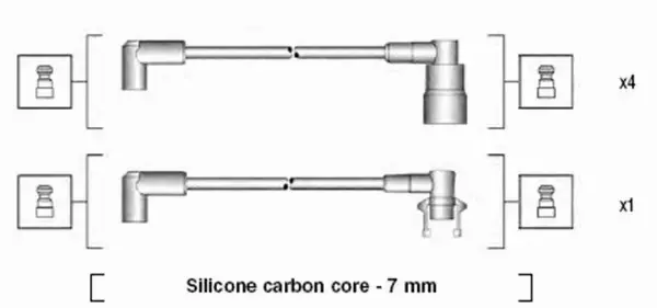 MAGNETI MARELLI PRZEWODY ZAPŁONOWE 941145340731 