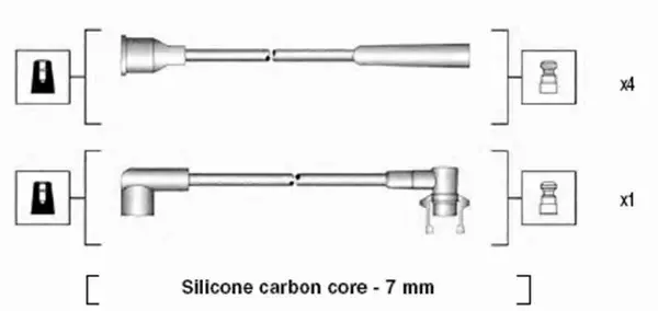 MAGNETI MARELLI PRZEWODY ZAPŁONOWE 941145360733 