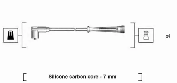 MAGNETI MARELLI PRZEWODY ZAPŁONOWE 941145380735 