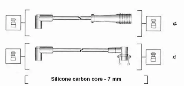 MAGNETI MARELLI PRZEWODY ZAPŁONOWE 941145440741 