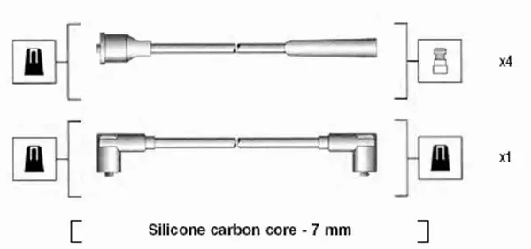 MAGNETI MARELLI PRZEWODY ZAPŁONOWE 941155110747 