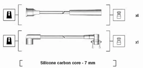 MAGNETI MARELLI PRZEWODY ZAPŁONOWE 941215130798 