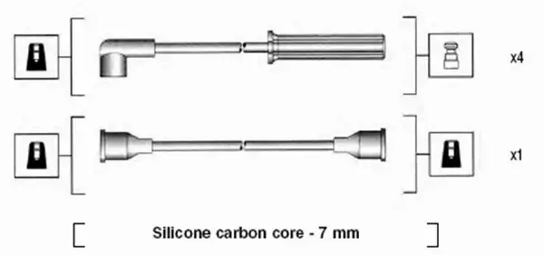 MAGNETI MARELLI PRZEWODY ZAPŁONOWE 941255080818 