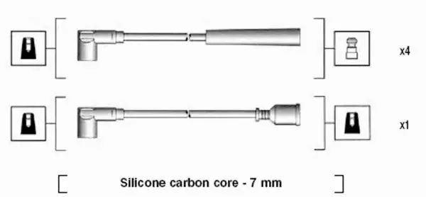 MAGNETI MARELLI PRZEWODY ZAPŁONOWE 941255100820 