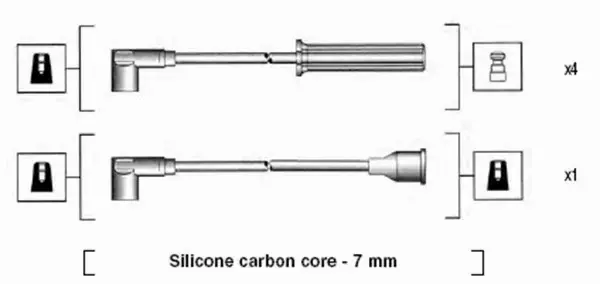 MAGNETI MARELLI PRZEWODY ZAPŁONOWE 941255200830 