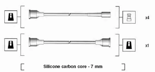 MAGNETI MARELLI PRZEWODY ZAPŁONOWE 941285030841 