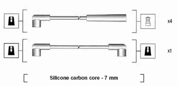 MAGNETI MARELLI PRZEWODY ZAPŁONOWE 941285070843 