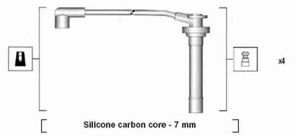 MAGNETI MARELLI PRZEWODY ZAPŁONOWE 941295060855 