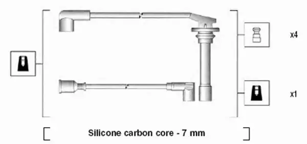 MAGNETI MARELLI PRZEWODY ZAPŁONOWE 941275010862 