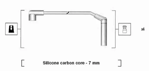 MAGNETI MARELLI PRZEWODY ZAPŁONOWE 941285120871 