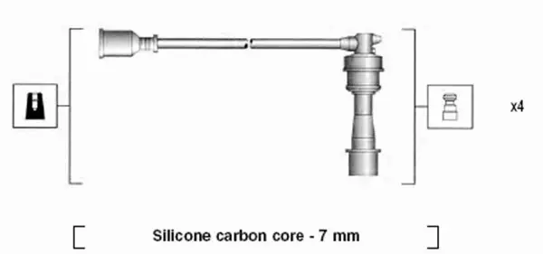 MAGNETI MARELLI PRZEWODY ZAPŁONOWE 941295020874 