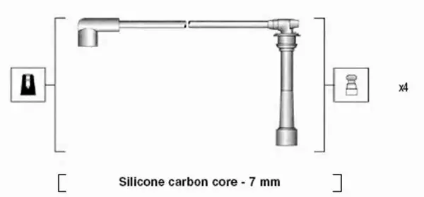 MAGNETI MARELLI PRZEWODY ZAPŁONOWE 941295060878 