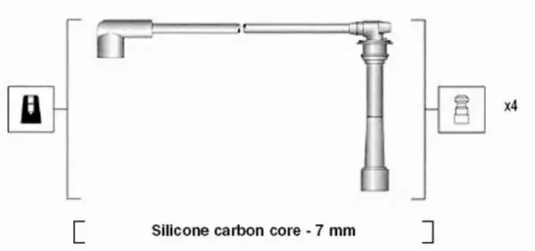 MAGNETI MARELLI PRZEWODY ZAPŁONOWE 941295110882 