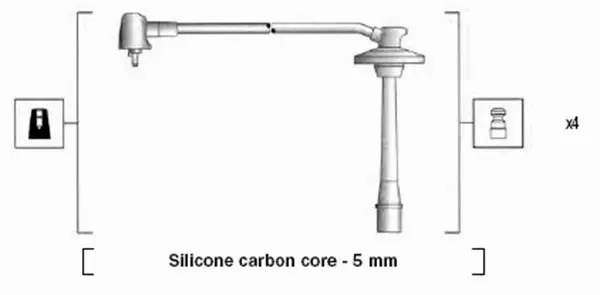 MAGNETI MARELLI PRZEWODY ZAPŁONOWE 941335030909 