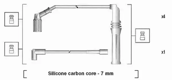 MAGNETI MARELLI PRZEWODY ZAPŁONOWE 941365010924 