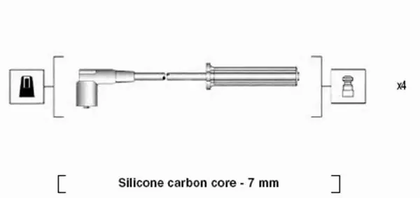 MAGNETI MARELLI PRZEWODY ZAPŁONOWE 941365100933 