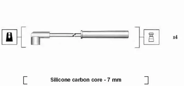 MAGNETI MARELLI PRZEWODY ZAPŁONOWE 941385040937 